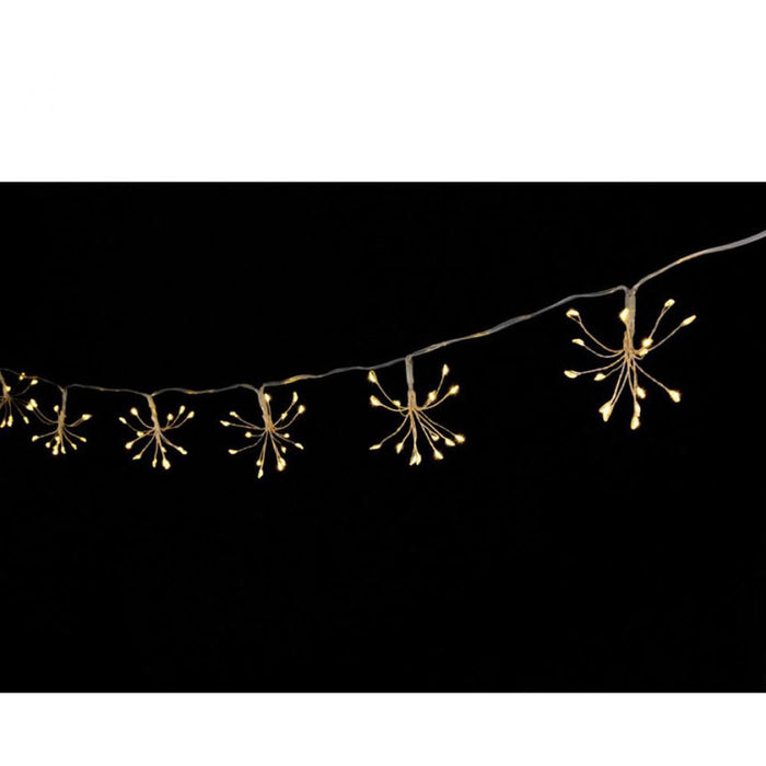 LED SOLAR GARLAND 0.2W 3500K IP44 4M LIGHTEX TWIG