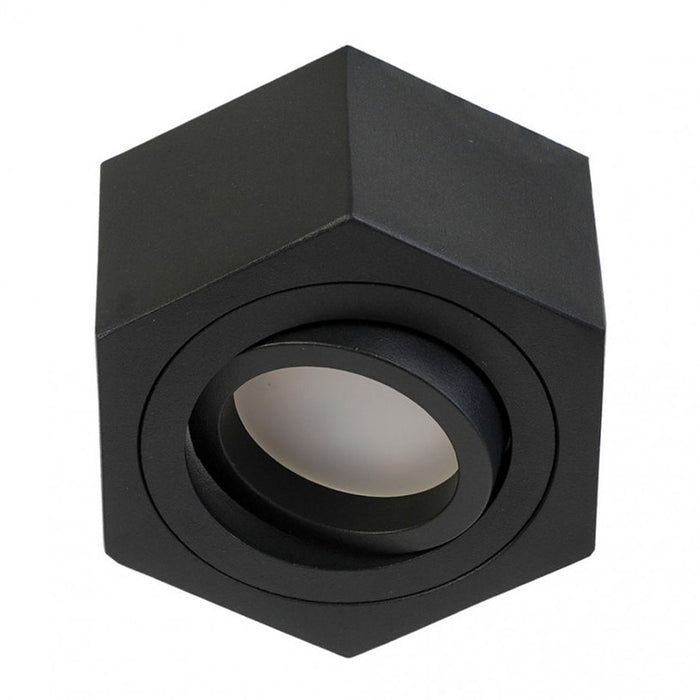 RECESSED MOON GU10 50MM BLACK LIGHTEX NANO