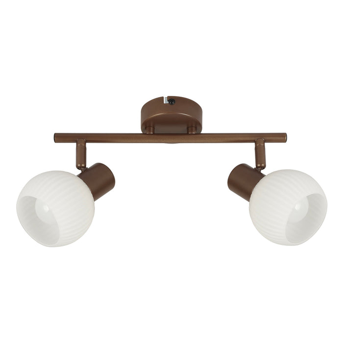 SPOT 2XE14 BROWN LIGHTEX MOLINA
