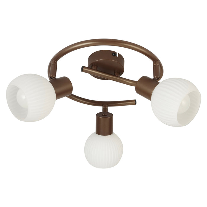 SPOT 3XE14 BROWN LIGHTEX MOLINA