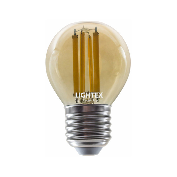 LED BULB FILAMENT E27 6W G45 2700K 806LM LIGHTEX GOLD