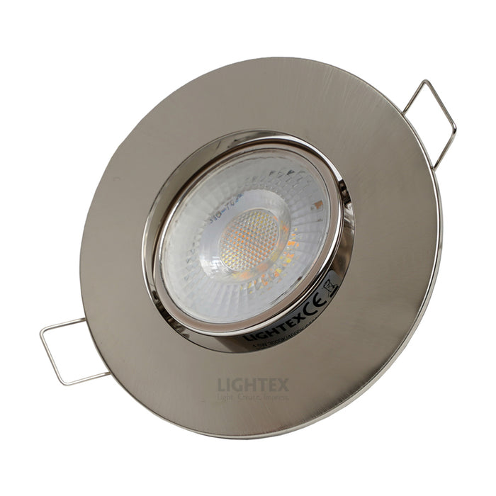 LED LUNA MATTED CHROME 4.5W IP44 3000-6500K LIGHTEX