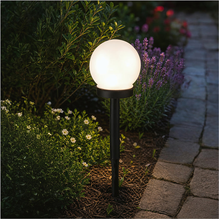 LED SOLAR GROUND SPHERE RGB IP44 1.2V 40MAH LIGHTEX SHEA