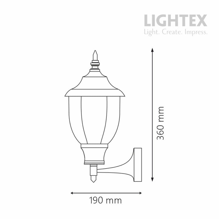 FLORENCE CITY LANTERN E27 IP43 UP