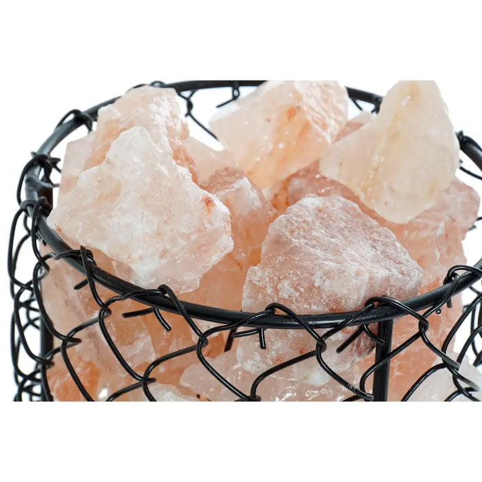 Lighting decoration DKD Home Decor Salt Black Orange 15 W 17 x 17 x 17 cm - Декорация и Осветление<<<Дом