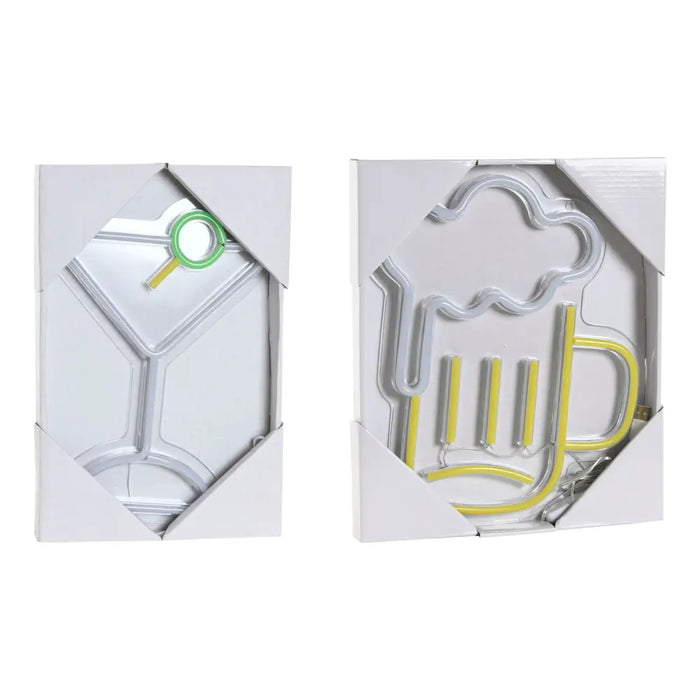 Lighting decoration Home ESPRIT Acrylic Urban 21 X 1,5 X 30 CM (2 Units) - Декорация и Осветление<<<Дом