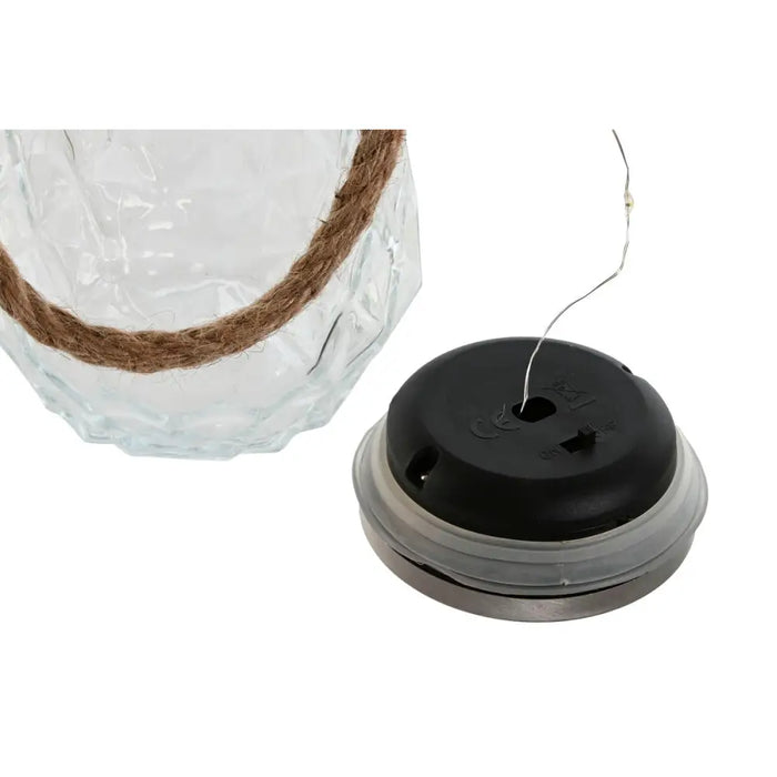 Lighting decoration Home ESPRIT Transparent Silver 11 x 11 x 18 cm - Декорация и Осветление<<<Дом