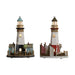 Lighting decoration Home ESPRIT Wood Aluminium Headlight 20 x 20 x 30,5 cm (2 Units) - Декорация и Осветление<<<Дом