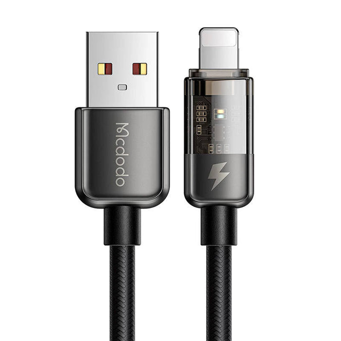 Lightning cable Mcdodo CA-3141 2W 1.8m (black) - USB to Lightning<<<USB cables<<<GSM Accessories<<<InnproXML