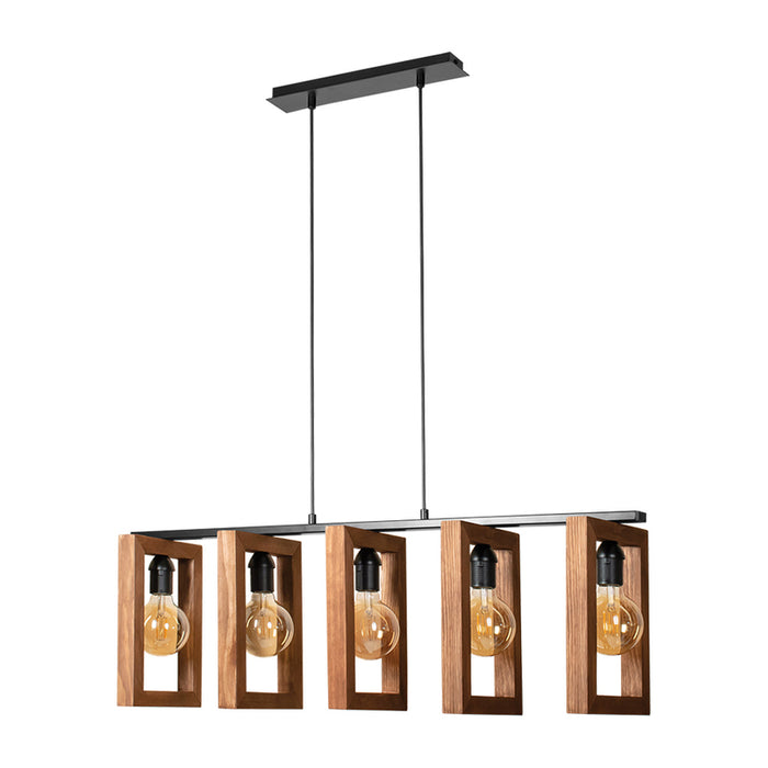 PENDANT 5XE27 ROSEWOOD LIGHTSTYLE TIER