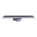 LINEAR SIPHON BLACK GLASS INTER CERAMIC - Подови сифони и аксесоари<<<Вик<<<Строителни материали<<<Praktiker&&&Подови