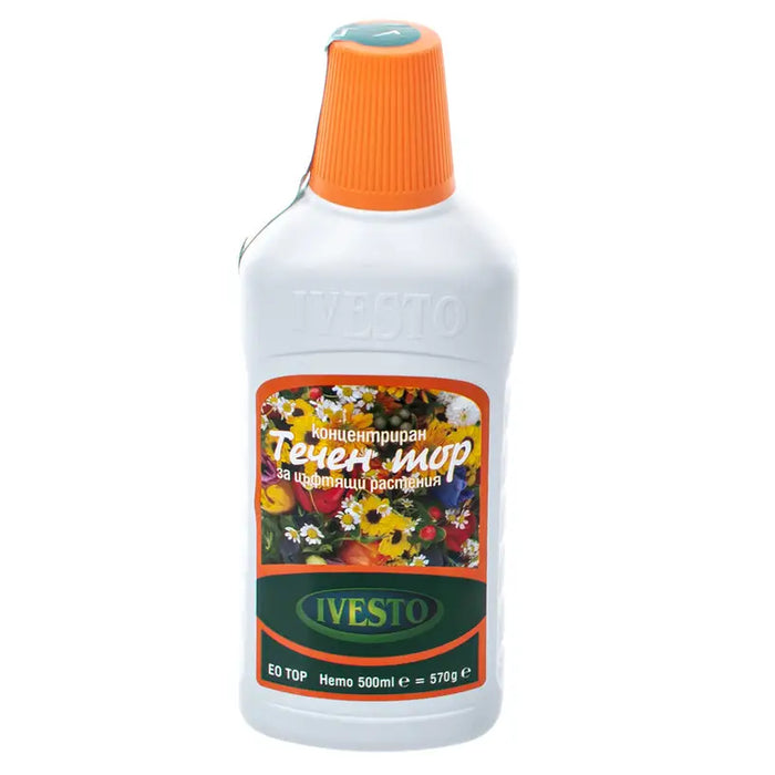 LIQUID FERTILIZER FOR FLOWERING PLANTS 0.5L IVESTO - Торове<<<Торове почви и тревни смески<<<Градина<<<Praktiker
