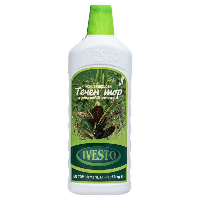 LIQUID FERTILIZER FOR GREEN PLANTS 1L IVESTO - Торове<<<Торове почви и тревни смески<<<Градина<<<Praktiker