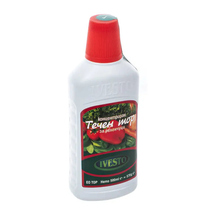 LIQUID FERTILIZER FOR VEGETABLES 0.5L IVESTO - Торове<<<Торове почви и тревни смески<<<Градина<<<Praktiker