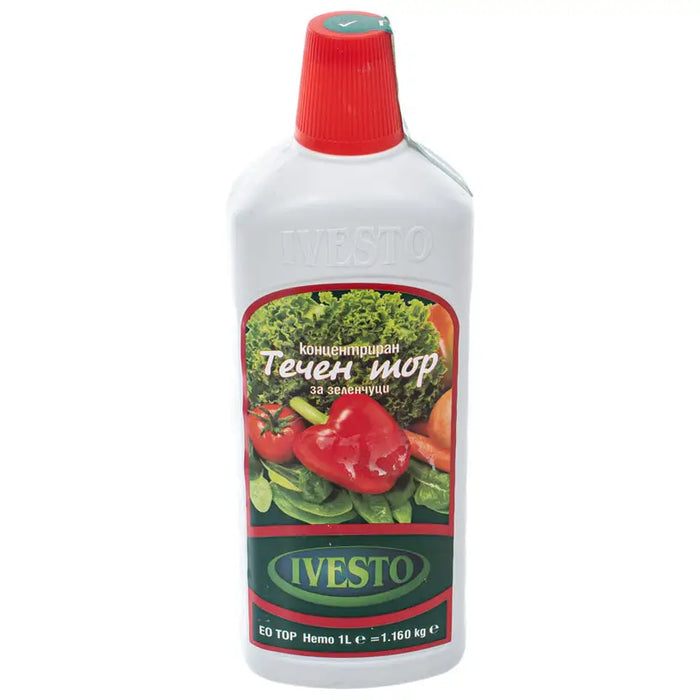 LIQUID FERTILIZER FOR VEGETABLES 1L IVESTO - Торове<<<Торове почви и тревни смески<<<Градина<<<Praktiker