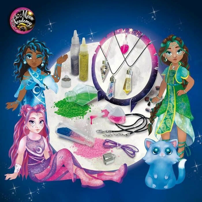 Craft Game Lisciani Giochi The Moon Academy Moon Crystal Pendants
