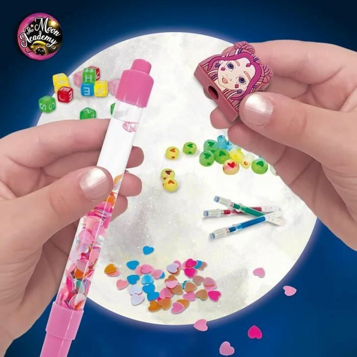 Diary with accessories Lisciani Giochi THE MOON ACADEMY Multicolour