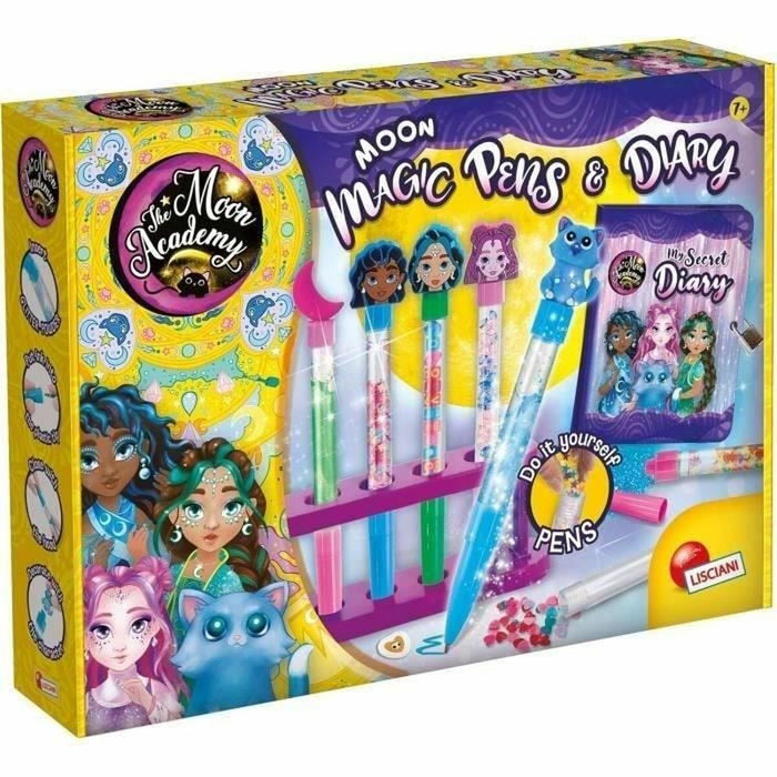 Diary with accessories Lisciani Giochi THE MOON ACADEMY Multicolour