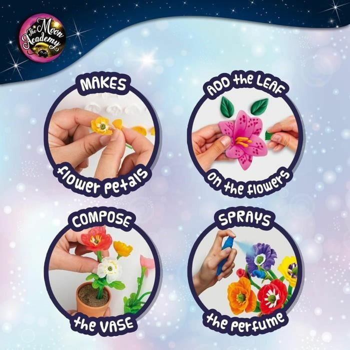 Craft Game Lisciani Giochi The Moon Academy Moon Flowers Multicolour
