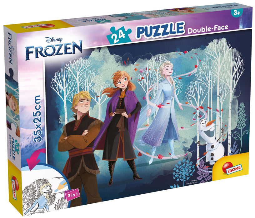DOUBLE-SIDED PUZZLE FROZEN 24 PIECES LISCIANI