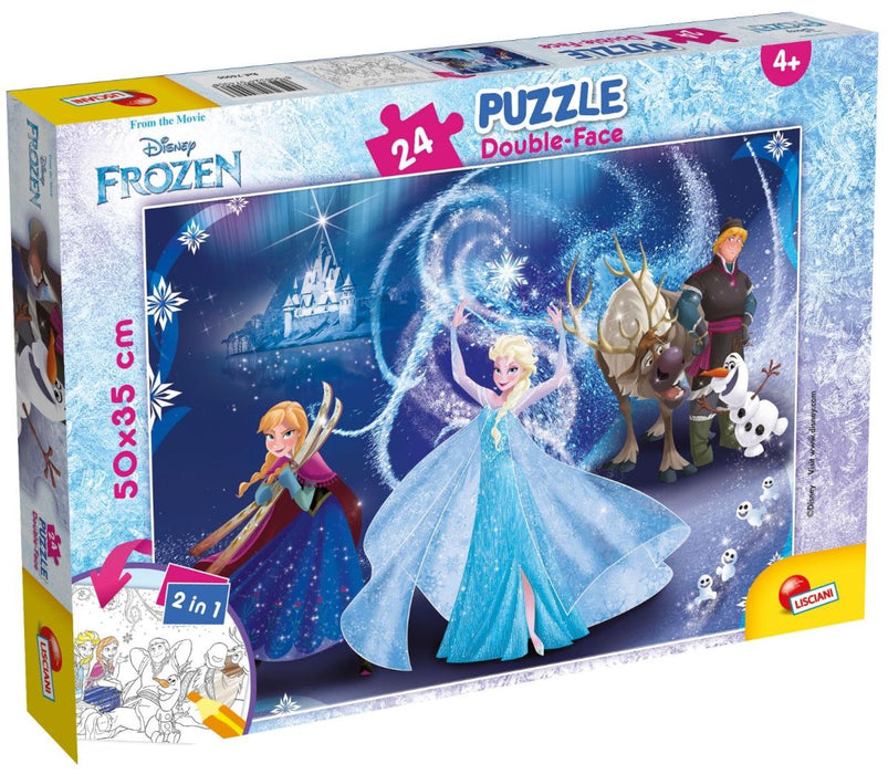 ДВУЛИЦЕВ ПЪЗЕЛ FROZEN 24 ЧАСТИ LISCIANI
