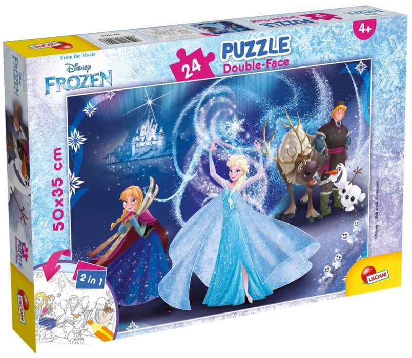 ДВУЛИЦЕВ ПЪЗЕЛ FROZEN 24 ЧАСТИ LISCIANI