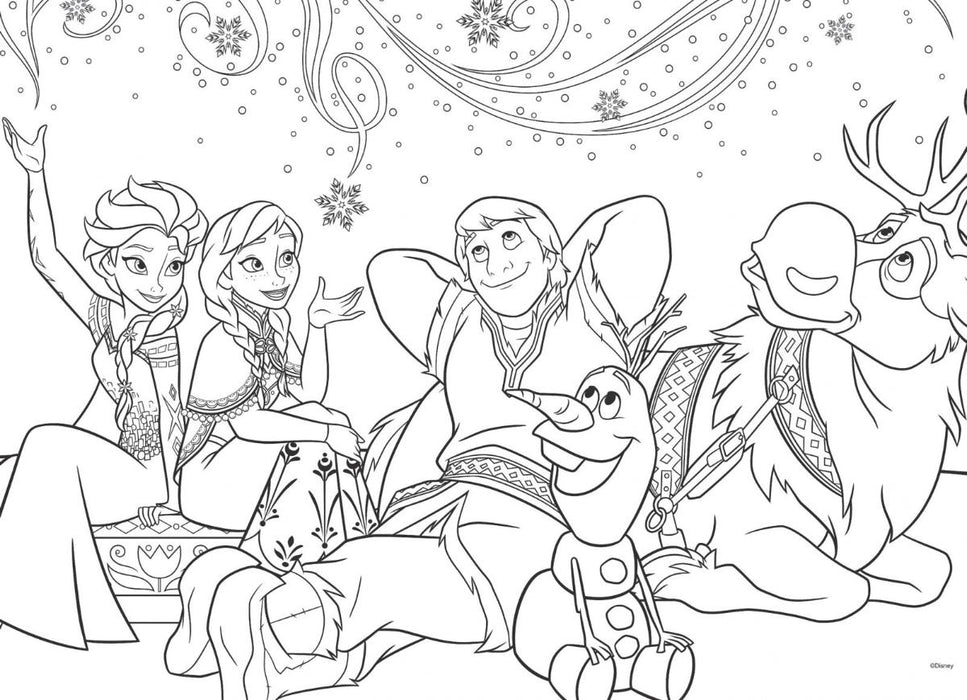 ДВУЛИЦЕВ ПЪЗЕЛ FROZEN 24 ЧАСТИ LISCIANI