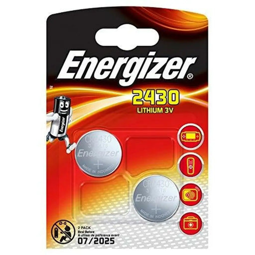 Lithium Button Batteries Energizer 3 V CR2430 (10 Units) - Алкални батерии<<<Електроника Батерии<<<Компютри|