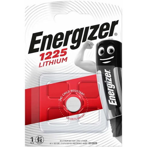Lithium button battery BR1225 3V 1pc. /1pk/ ENERGIZER - Батерии<<<Батерии и зарядни