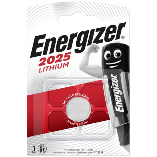 Lithium button battery ENERGIZER CR2025 3V 1 pc. in a blister - Батерии<<<Батерии и зарядни