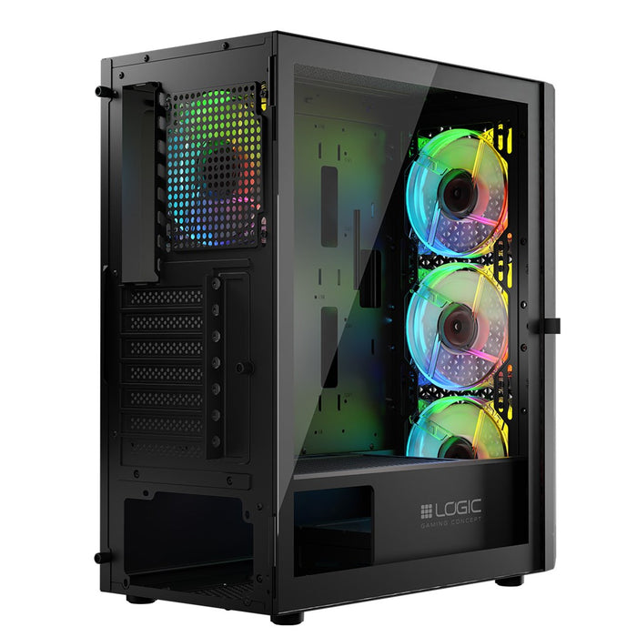 Logic ARAMIS ARGB MINIDI USB 3.0 Case Black