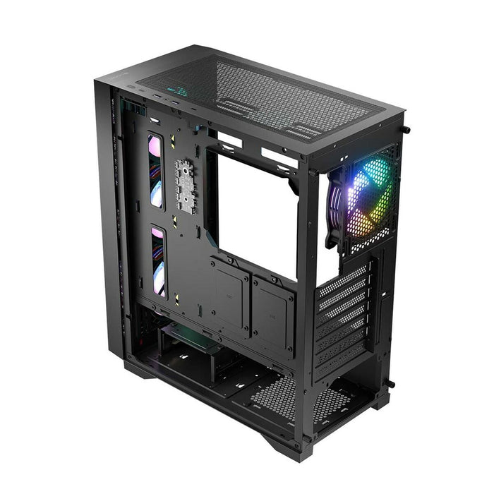 ATX Semi-tower Box Logic AT-DART-PRO-ARGB-10 Black