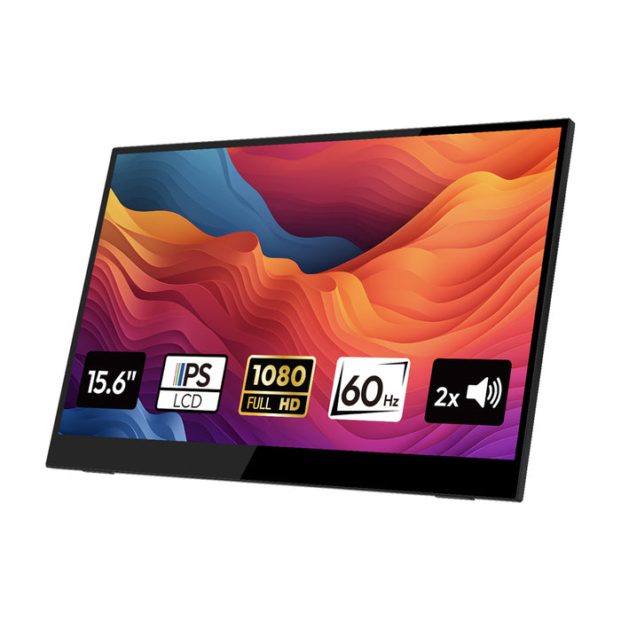 Portable Touchscreen Monitor with USB-C power supply LOGICOM NOMAD TOUCH