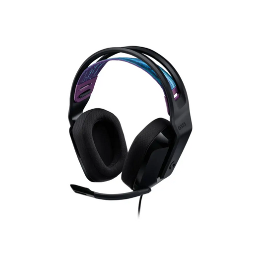 Logitech G335 Gaming Headset PRO-G 40 mm Drivers DTS Headphone:X 2.0 Surround Blue Voice Microphone 240 g Black