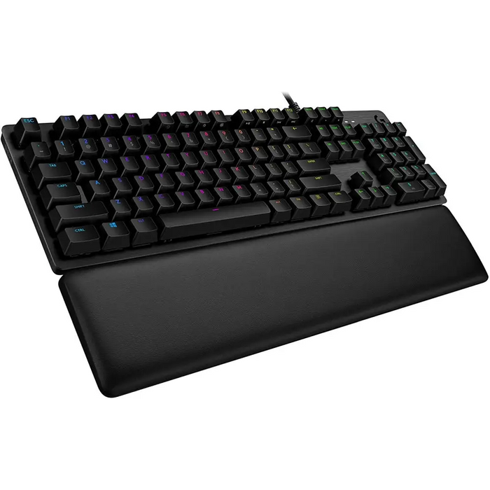 Logitech G513 Keyboard GX Brown Tactile Lightsync RGB USB Passthrough Data/Power Alumium Alloy Game Mode Memory Foam