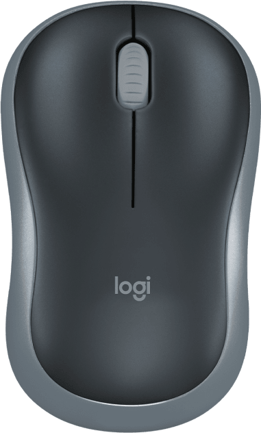 Wireless optical mouse LOGITECH M185, USB, Gray/Black