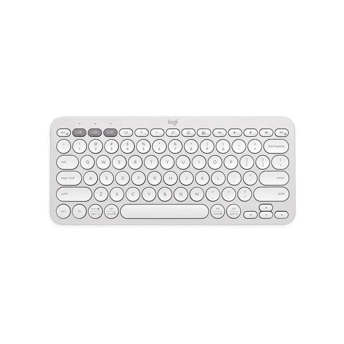 Logitech Pebble Keys 2 K380s - TONAL WHITE - US INT’L - BT - N/A - INTNL-973 - UNIVERSAL