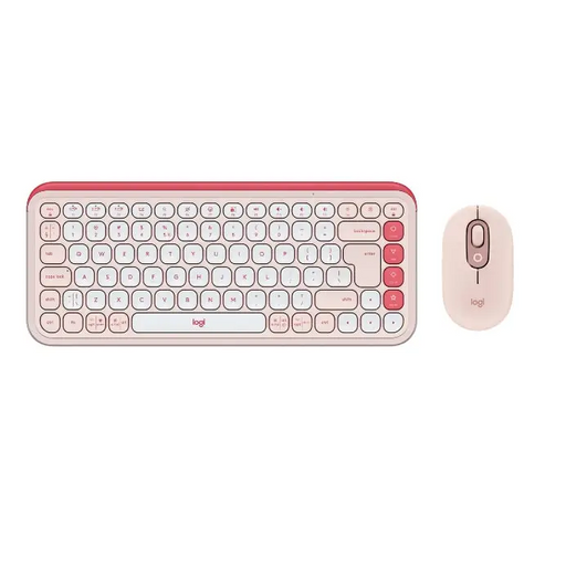 Logitech Pop Icon Combo - Rose - US INT’L - BT - N/A - INTNL-973 - Keyboards<<<Logitech<<<LOGITECH<<<PolyComp