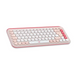 Logitech Pop Icon Keys - Rose - US INT’L - BT - N/A - INTNL-973 - Keyboards<<<Logitech<<<LOGITECH<<<PolyComp