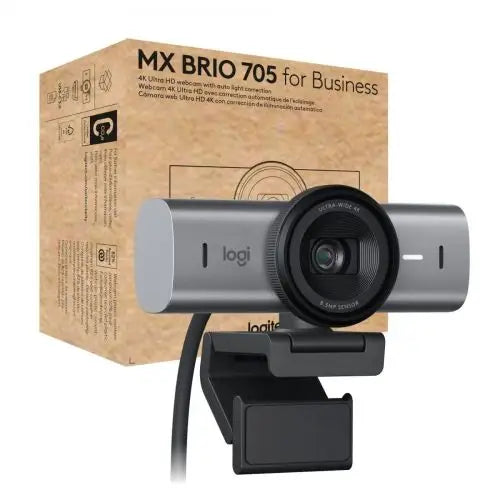 Logitech Webcamera Brio 705 4K EU (960-001592) - Cameras<<<Основна<<<DunaXML&&&Уебкамера<<<Електроника Периферни и