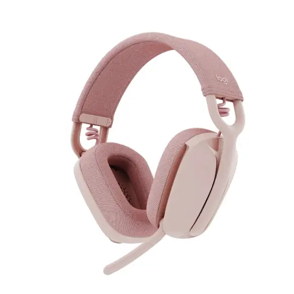 Logitech Zone Vibe 100 wireless headphones-ROSE M/N:A00167-BT-N/A-EMEA-914-STANDALONE