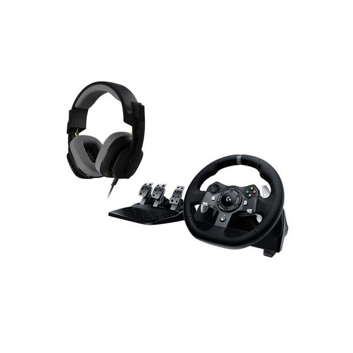 Logitech Driving Force G920 Steering Wheel for Xbox One / PC bundled with Astro A10 Gaming Headset