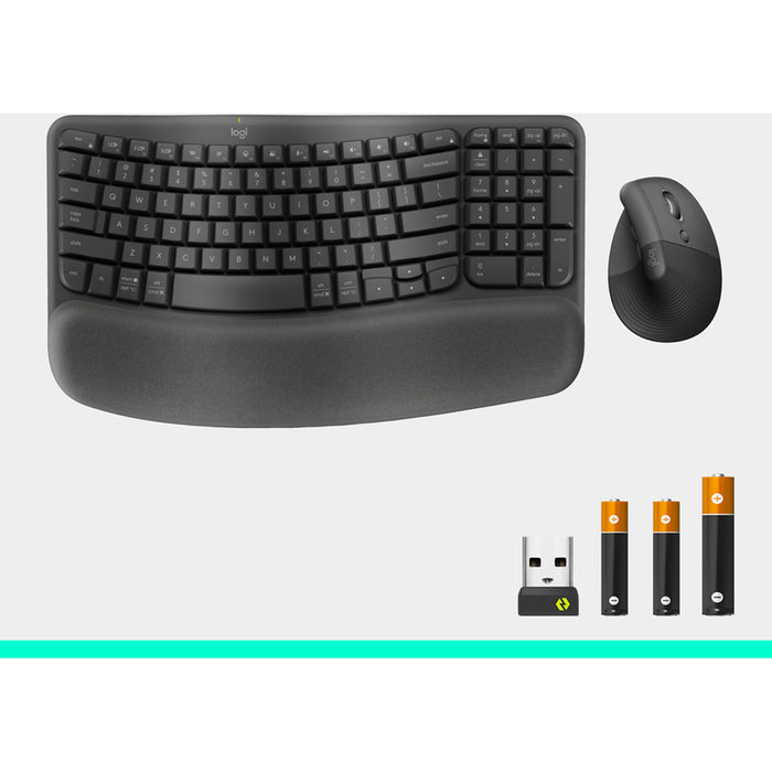 Wireless Set LOGITECH WAVE KEYS + LIFT COMBO GR 920-013635