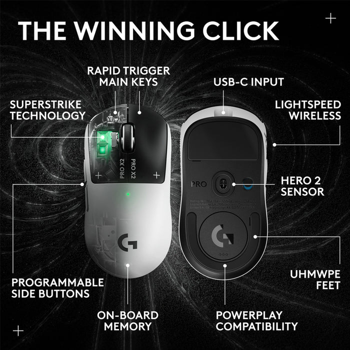 Wireless Mouse LOGITECH PRO X 2 SUPERSTRIKE 910-007776