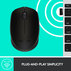 Wireless optical mouse LOGITECH M170