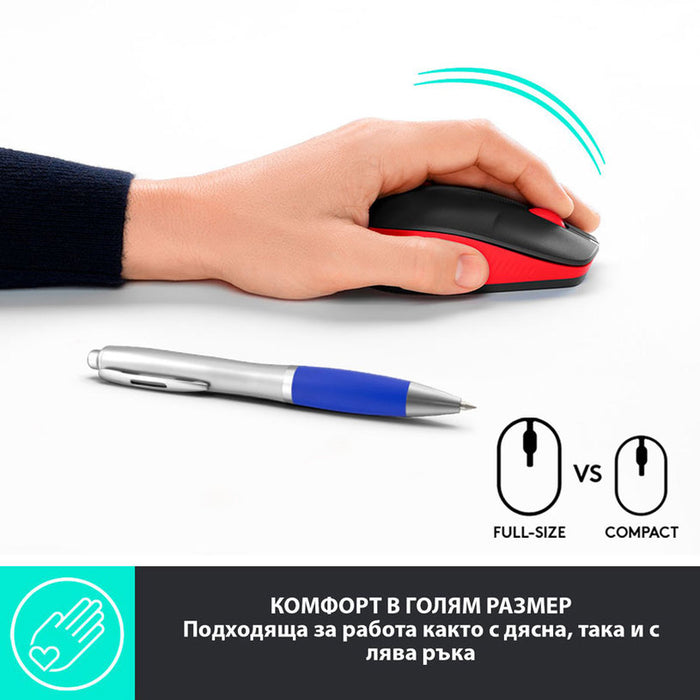 Wireless optical mouse LOGITECH M190