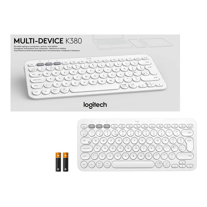 Keyboard LOGITECH K380 WHITE 920-009591/9868