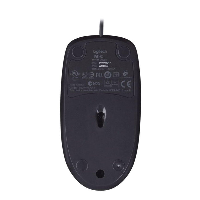 Wired optical mouse LOGITECH M90