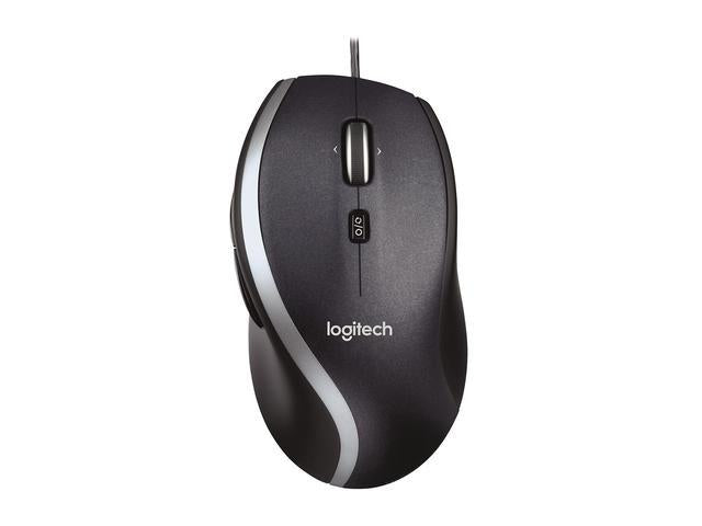 Wired optical mouse LOGITECH M500, Fast scrolling, USB, Black