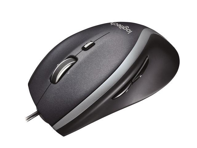 Wired optical mouse LOGITECH M500, Fast scrolling, USB, Black